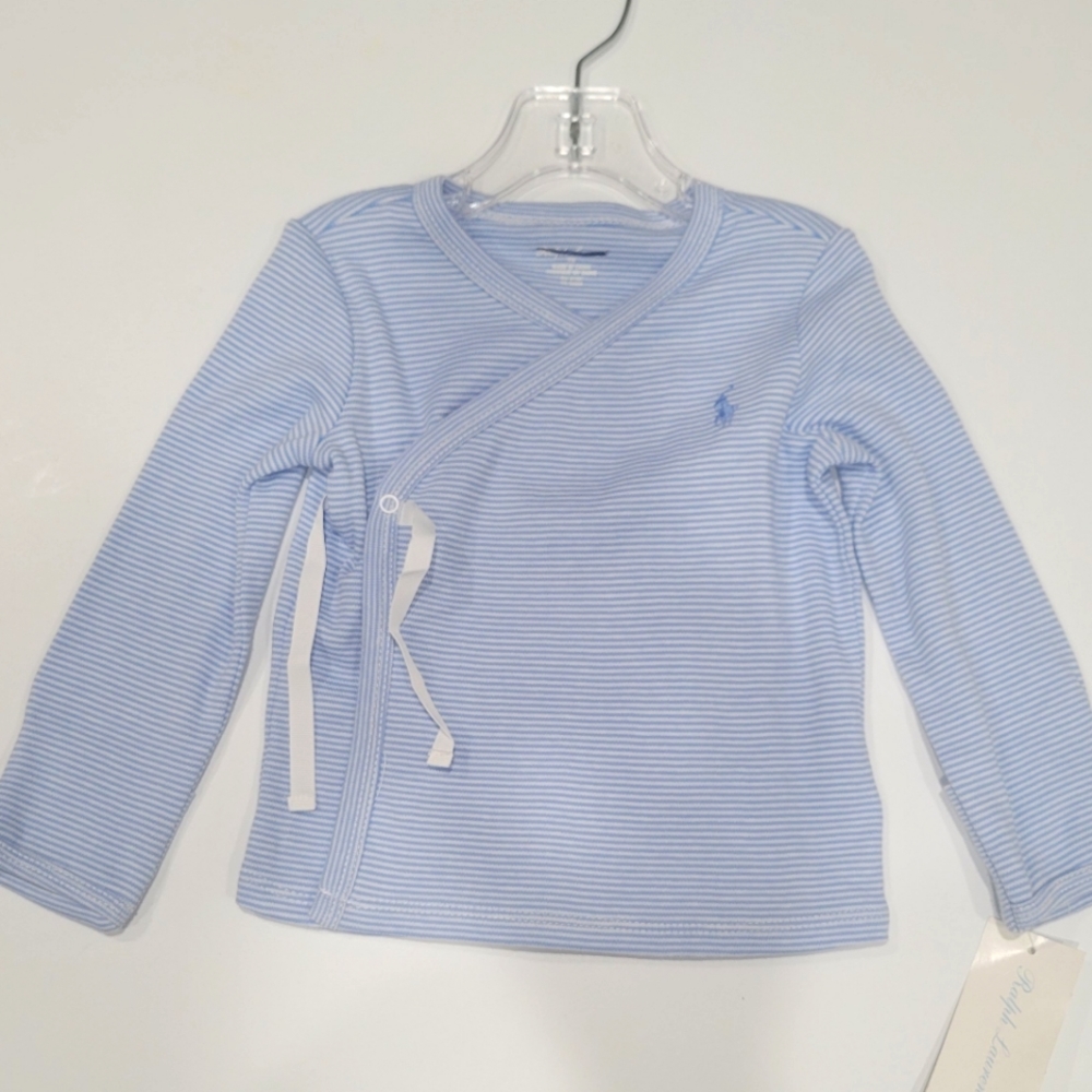 NWT Ralph Lauren Kids Striped Cardigan Wrap Size 9 months